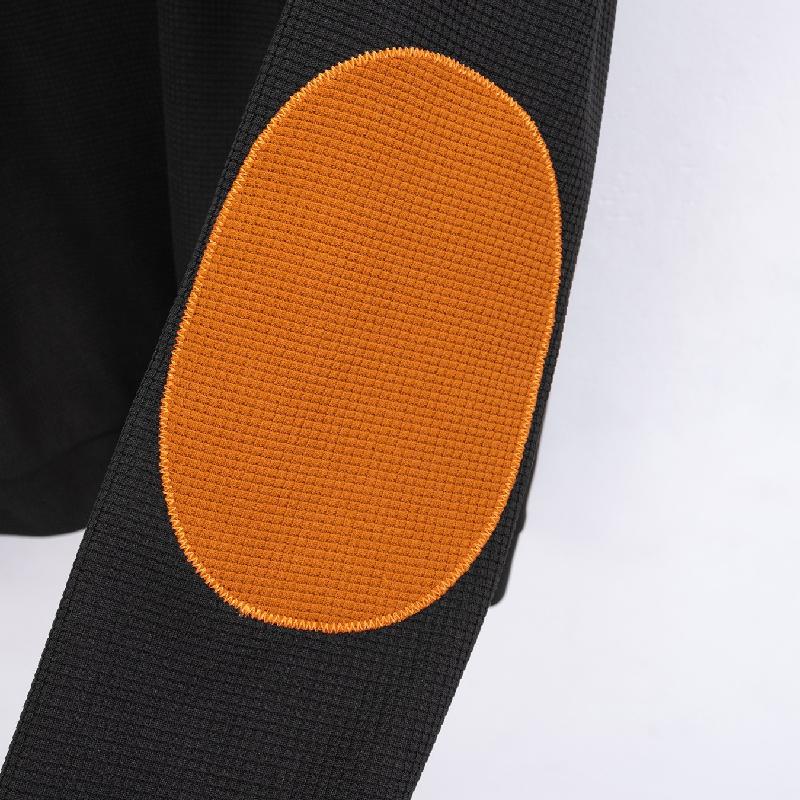 Sweat-shirt gaufré décontracté à col montant pour homme 48501658X