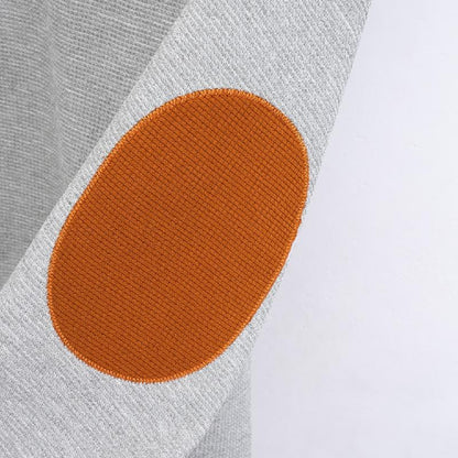 Sweat-shirt gaufré décontracté à col montant pour homme 48501658X