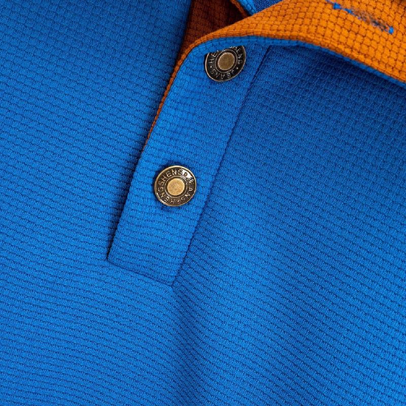 Sweat-shirt gaufré décontracté à col montant pour homme 48501658X